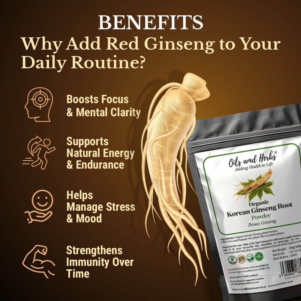Organic Ginseng Extract Powder – 20% Ginsenosides | Korean Red Ginseng - Image 3