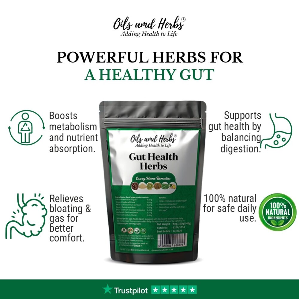 Gut Health Herbs for Bloating, Gas Relief & Gut Health - Image 3