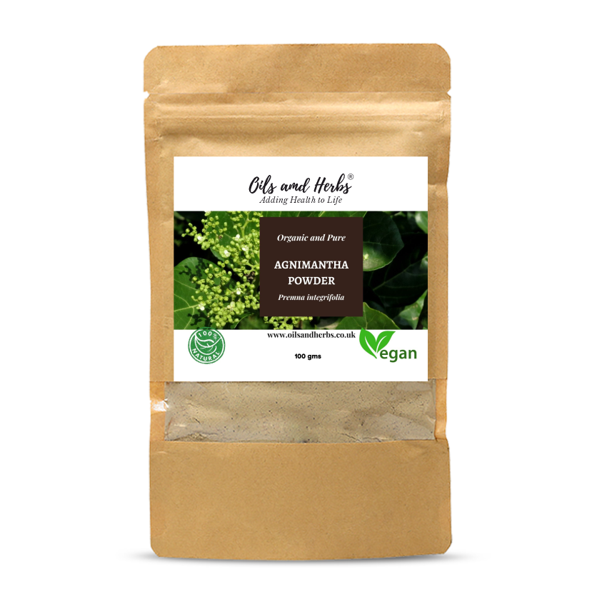 Organic Agnimantha Powder - Premna integrifolia -100% Pure, Clean and Natural