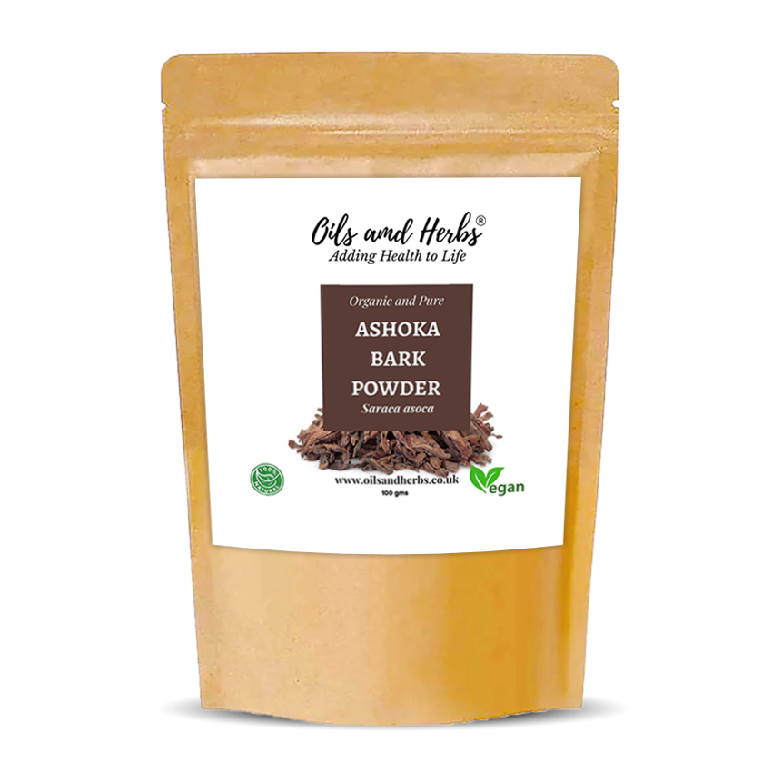 Organic Ashoka Bark Powder -Saraca Asoca - 100% Pure and Natural