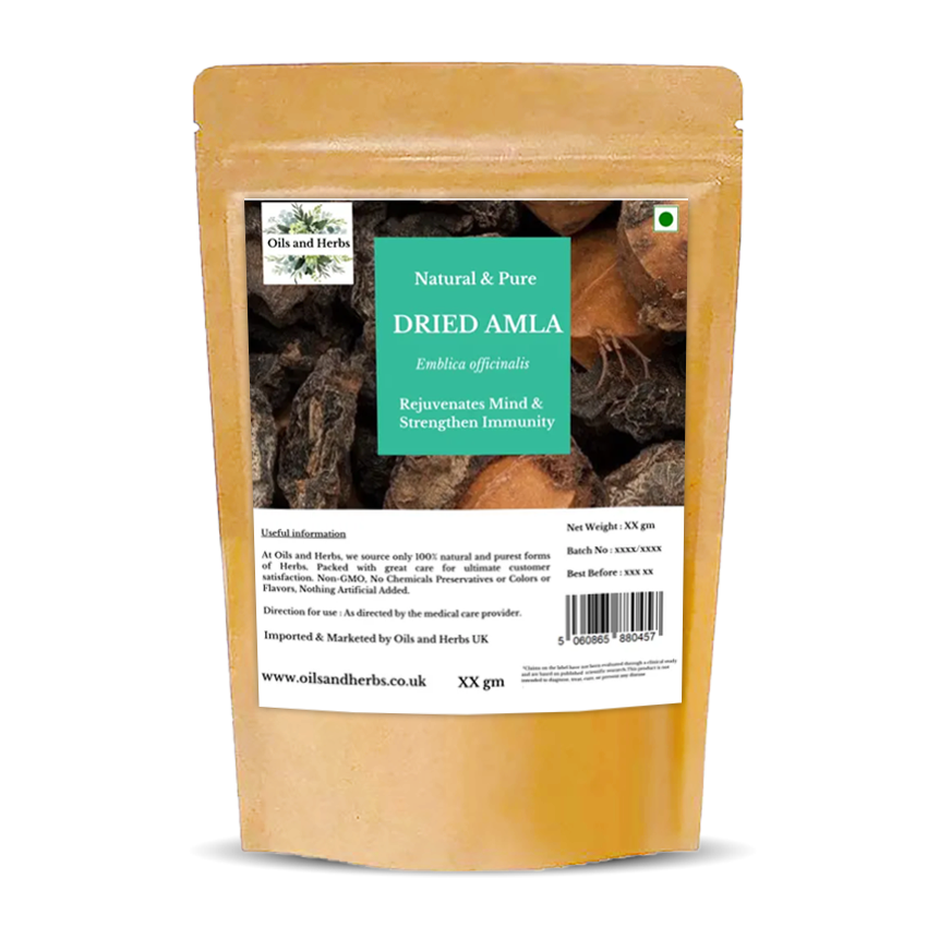 Organic Dried Amla (Phyllanthus Emblica)