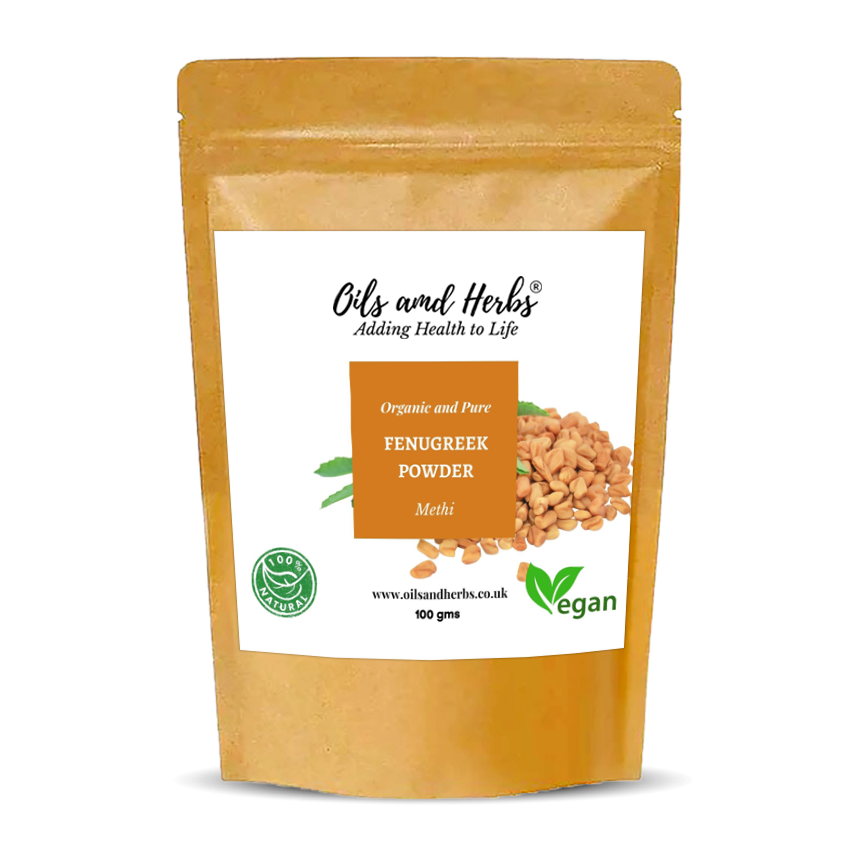 Organic Feenugreek Powder-100% Pure, Clean and Natural