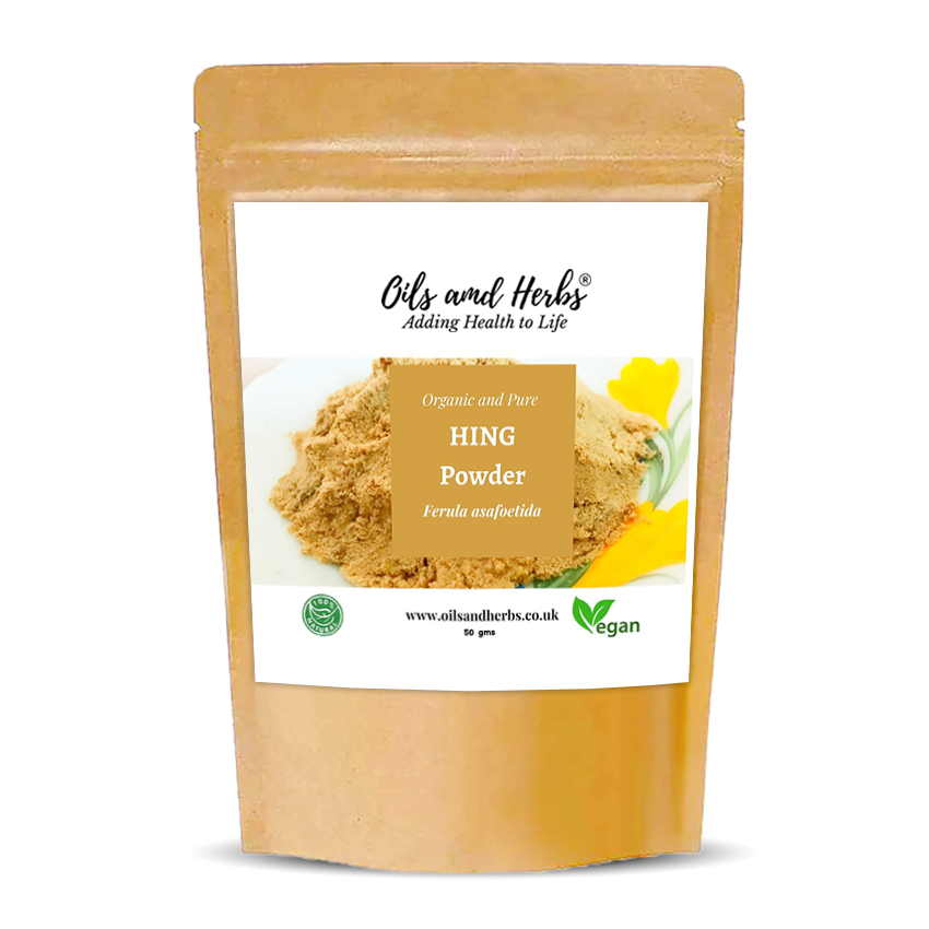 Organic Hing Powder - Ferula asafoetida - 100% Natural
