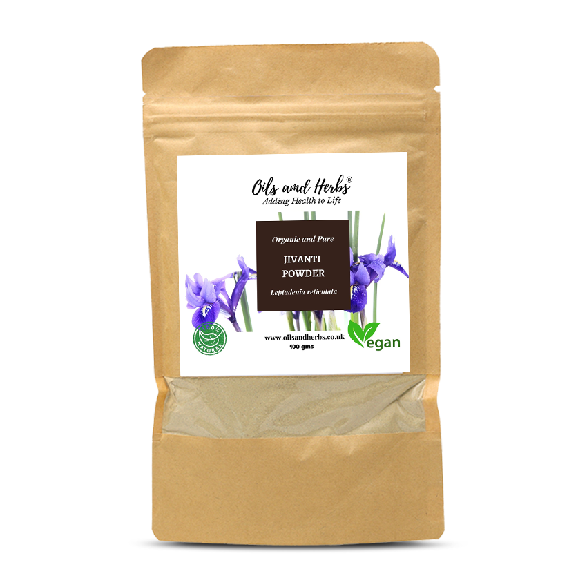 Organic Jivanti Powder - Leptadenia Reticulata - 100% Pure, Clean and Natural