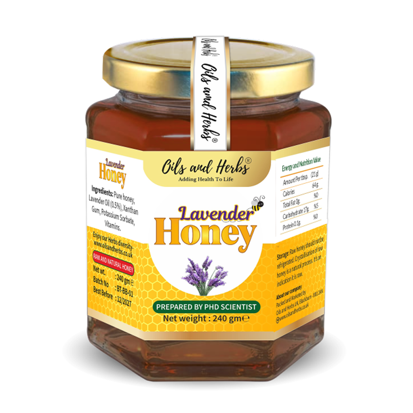 Lavender Honey- 100% Natural and Raw
