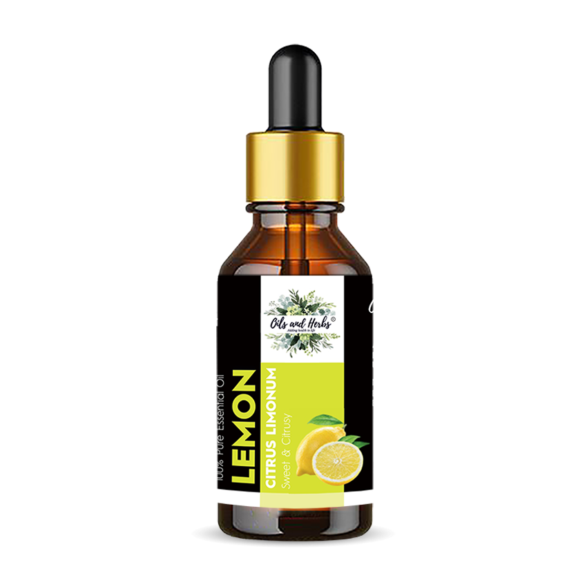 Natural Lemon Essential Oil 100% Pure & Therapeutic Grade