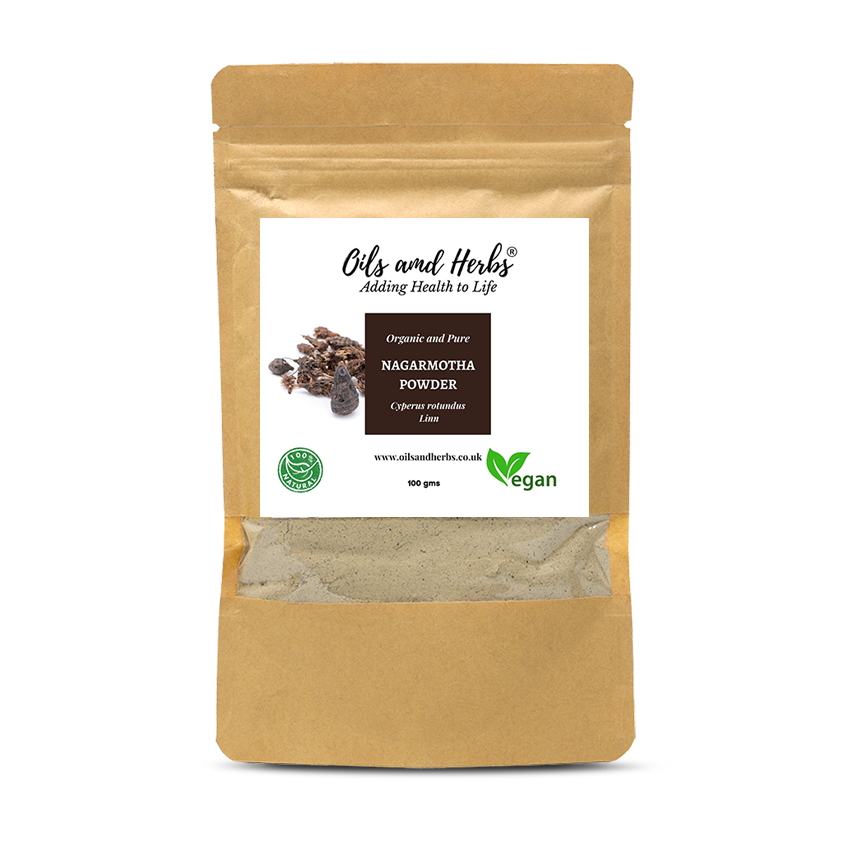 Organic Nagarmotha Powder- Cyperus scariosus - 100% Pure, Clean and Natural