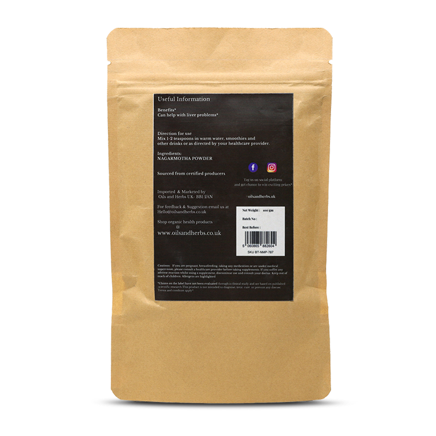 Organic Nagarmotha Powder- Cyperus scariosus - 100% Pure, Clean and Natural