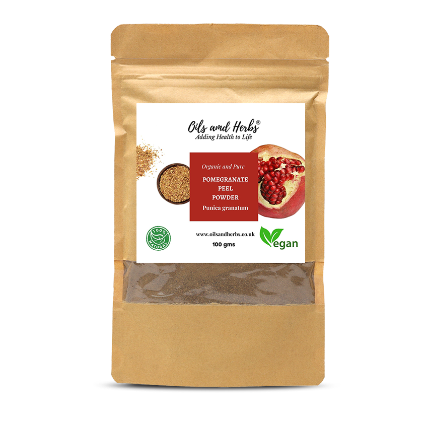 Organic Pomegranate Peel Powder - Punica granatum - 100% Pure Clean and Natural