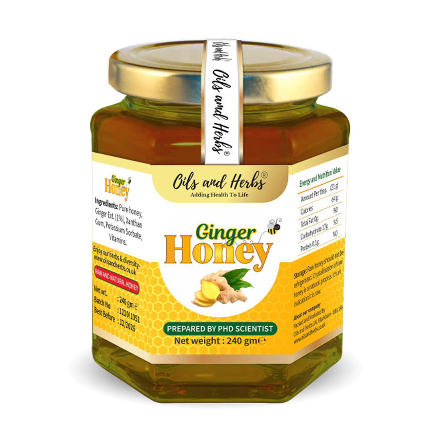 Raw Ginger Honey for Digestion