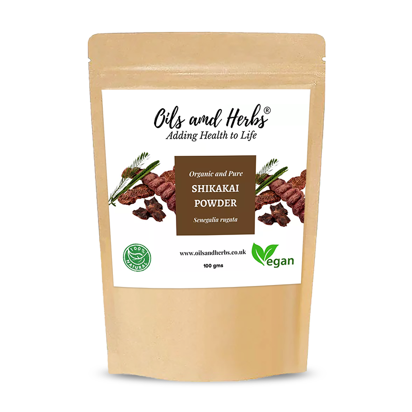 Organic Shikakai Powder - Senegalia Rugata -100% Pure, Clean and Natural