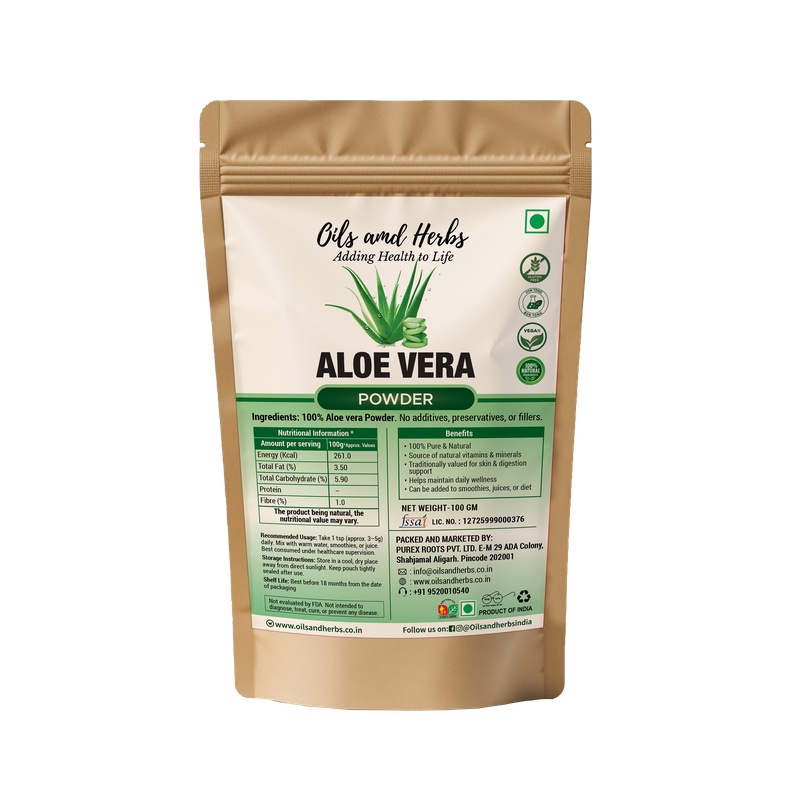 Aloevera Leaves Fresh Natural Herbal Plant for Health and Skin Care