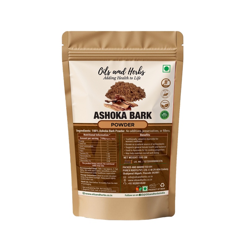 Ashok Chhaal Powder Natural Herbal Supplement for Women’s Health and Wellness