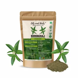 Alternative view of Bhringraj Powder Natural Herbal Supplement for Hair and Scalp Health