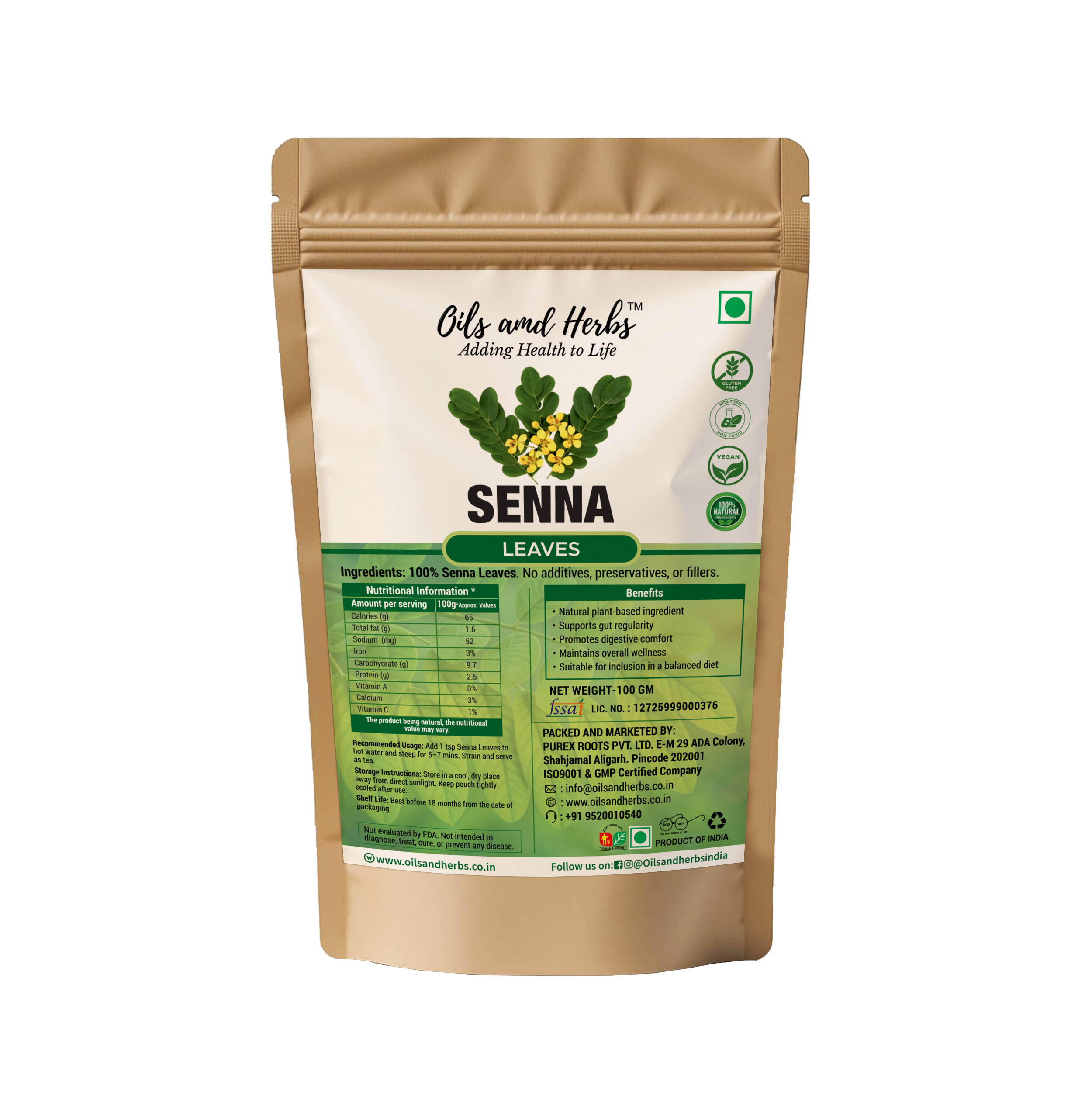 Dried Senna Leaves