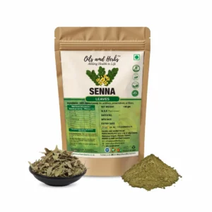 Alternative view of Senna Leaves