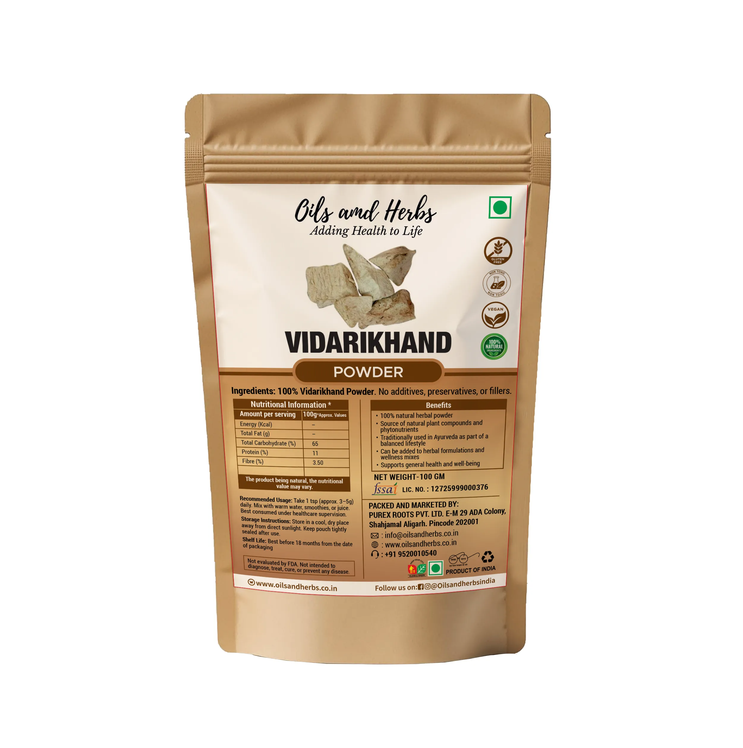 VIDARIKHAND Powder