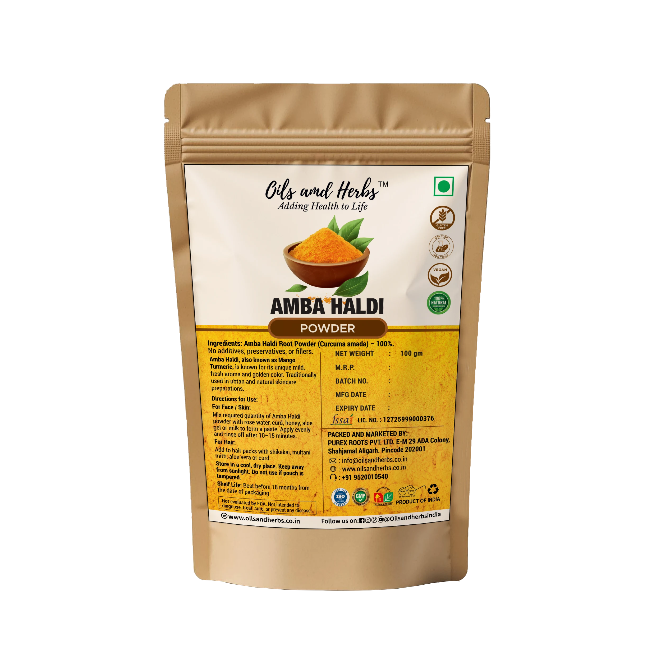 AMBA HALDI POWDER