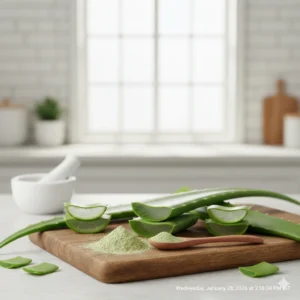 Aloe Vera Leaves Powder