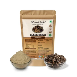 Alternative view of Pure Black Musli Powder – 100% Pure, Clean & Natural (Curculigo Orchioides)