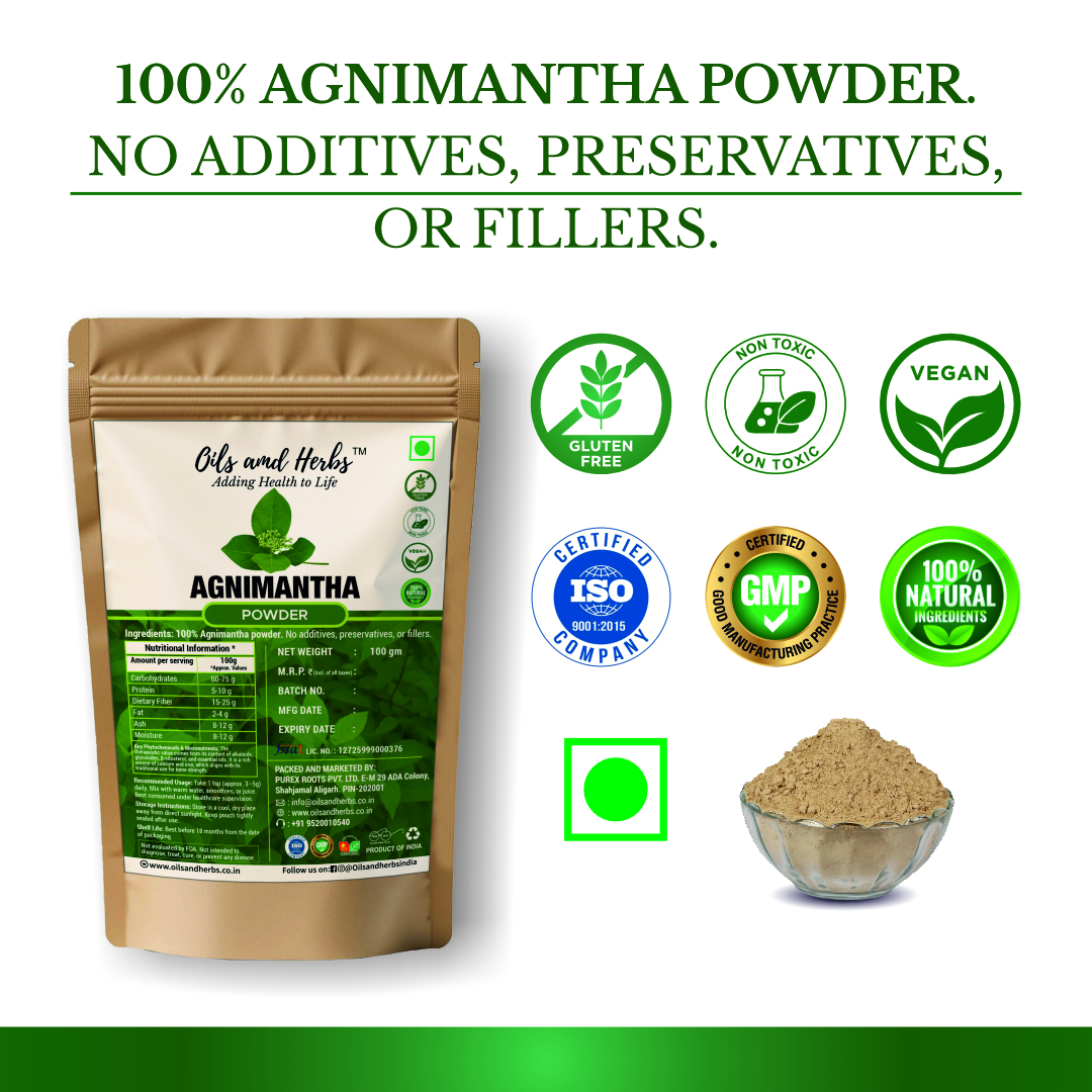Pure Agnimantha Powder - Premna integrifolia -100% Pure, Clean and Natural - Image 4