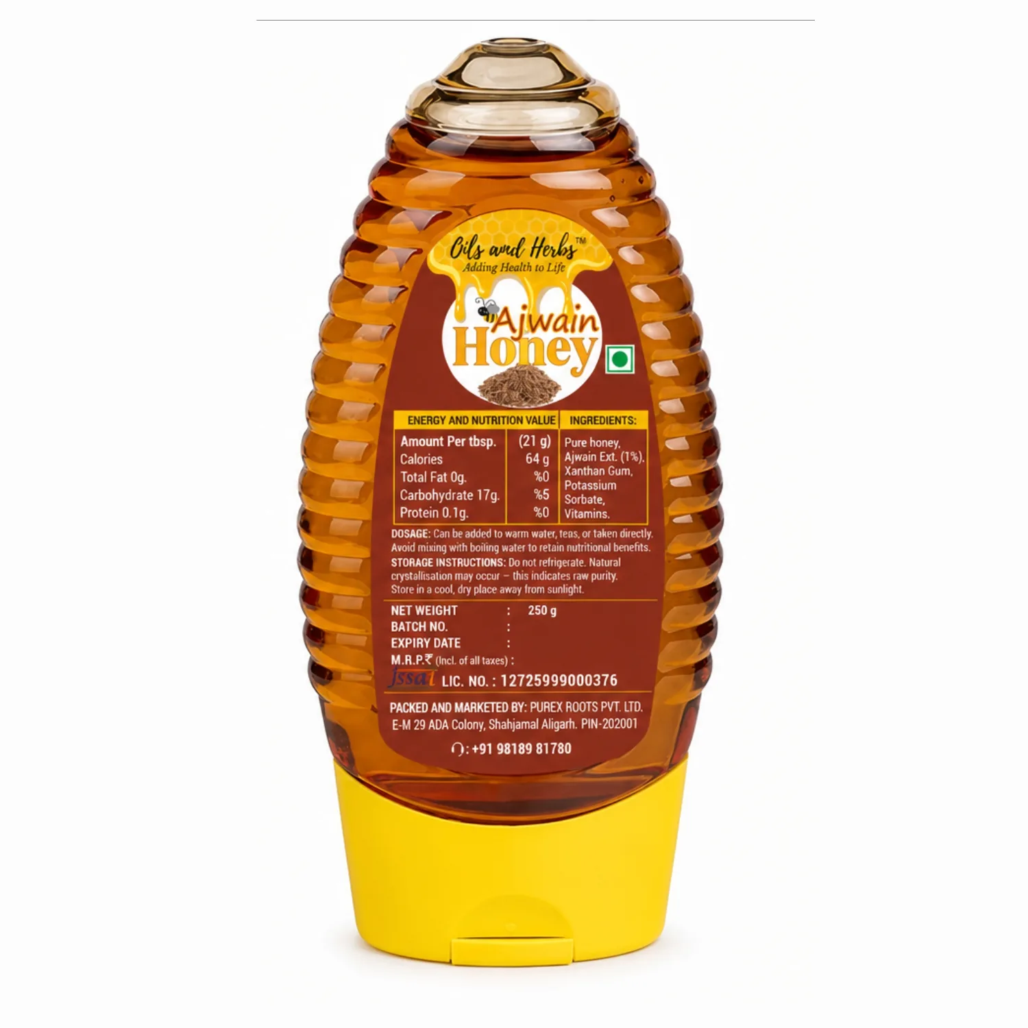 Ajwain Honey – Pure Honey Collected from Ajwain Flowers - Image 2