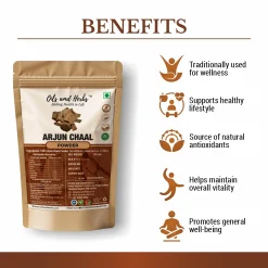 Alternative view of Arjun Chaal Powder Natural Herbal Supplement for Heart and Overall Wellness
