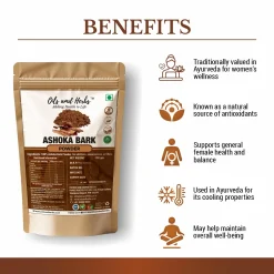 Alternative view of Ashoka Bark Powder Natural Herbal Supplement for Women’s Health and Wellness