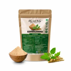 Ashwagandha Powder Natural Herbal Supplement for Stress Relief and Immunity