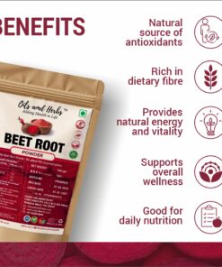 Alternative view of Beetroot Powder Natural Herbal Supplement for Energy and Heart Health