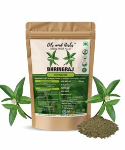 Bhringraj Powder Natural Herbal Supplement for Hair and Scalp Health