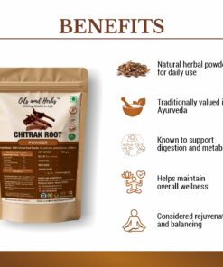 Alternative view of Chitrak Powder Natural Herbal Supplement for Digestion and Metabolic Health