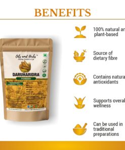 Alternative view of Daruharidra Powder Natural Herbal Supplement for Immunity and Skin Care