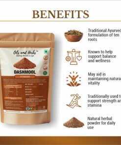 Alternative view of Dashmool Powder Natural Herbal Supplement for Joint and Overall Health