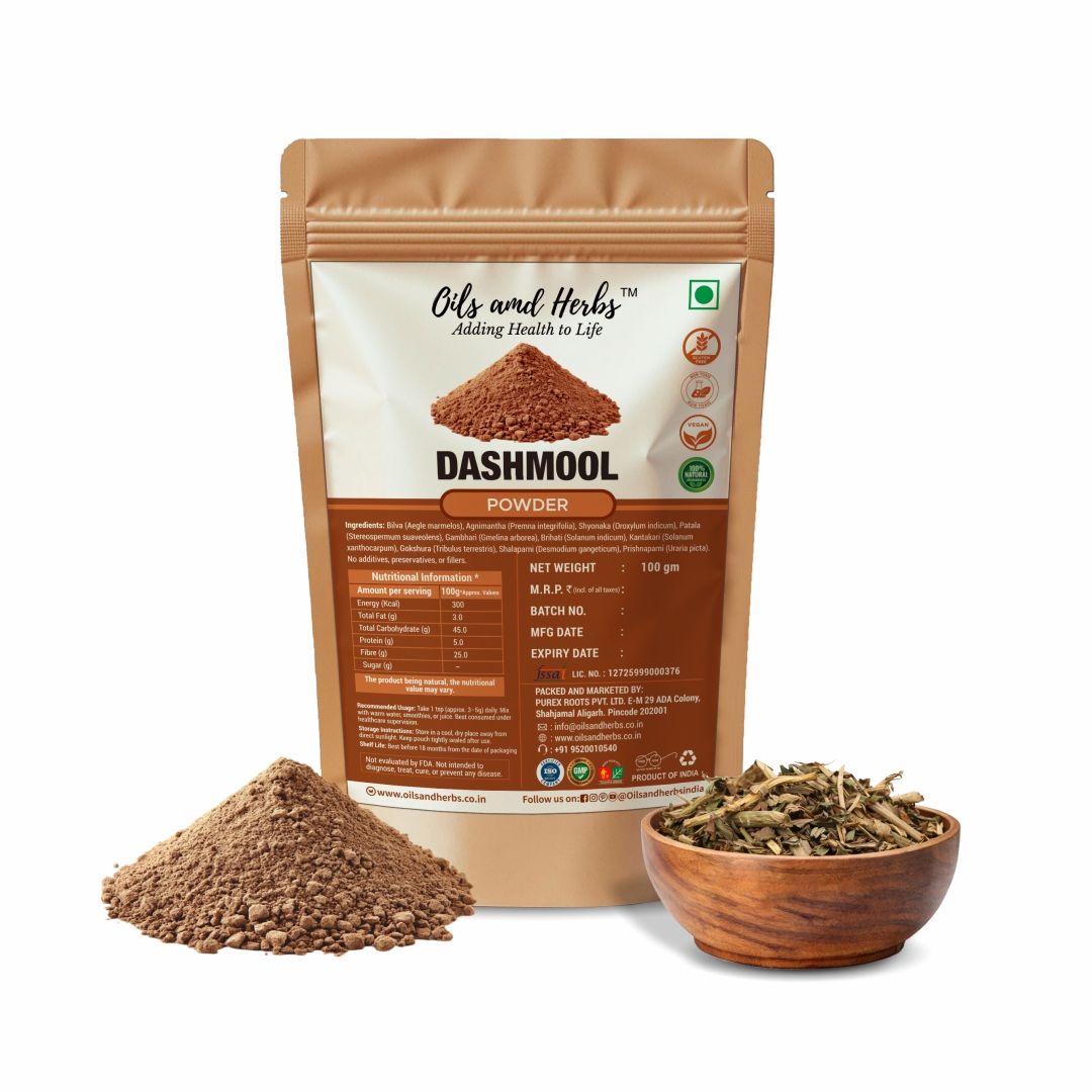 Dashmool Powder Natural Herbal Supplement for Joint and Overall Health