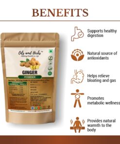 Alternative view of Dry Ginger Powder Natural Herbal Supplement for Digestion and Immunity
