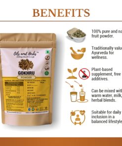 Alternative view of Pure Gokhru Powder - Tribulus Terrestris - 100% Pure, Clean and Natural