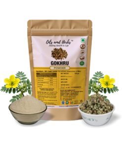 Pure Gokhru Powder - Tribulus Terrestris - 100% Pure, Clean and Natural