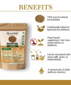 Alternative view of Kulthi Dal Powder Natural Herbal Supplement for Kidney and Urinary Health