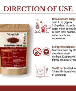 Alternative view of Lajwanti Powder Natural Herbal Supplement for Joint and Urinary Health