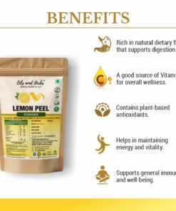 Alternative view of Pure Lemon Peel Powder - 100% Natural, Pure and Clean