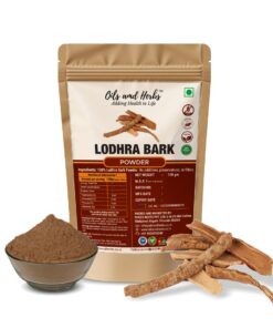 Lodhra Bark Powder Natural Herbal Supplement for Digestive and Skin Health