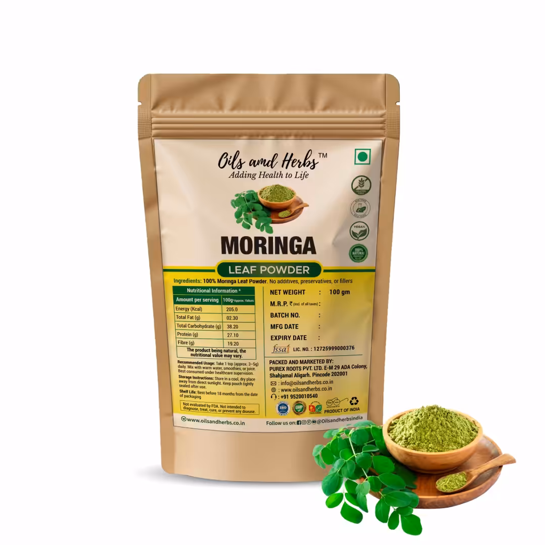 Green Moringa Powder-100% Natural and pure