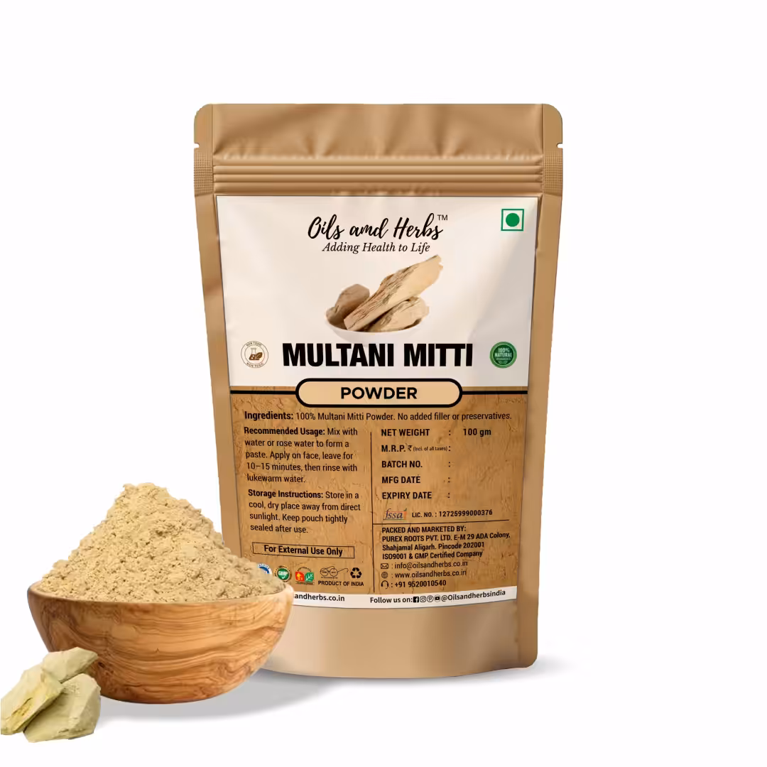 Clean pure Multani Mitti Powder - Fuller’s earth -100% Pure and Natural