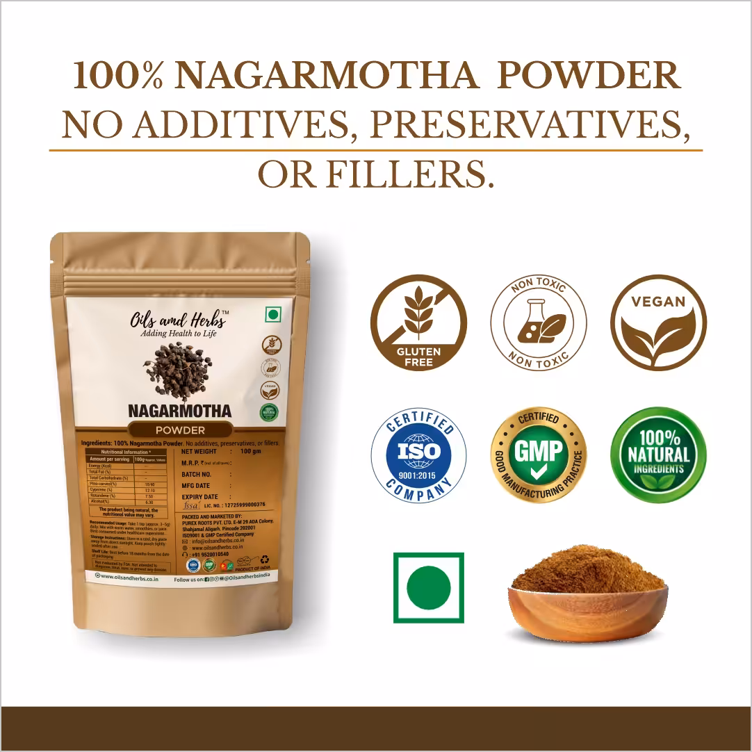 Pure Nagarmotha Powder- Cyperus scariosus - 100% Pure, Clean and Natural - Image 4