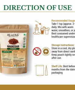 Alternative view of Pure Nagkesar Powder- Mesua ferrea - Ceylon Ironwood- 100% Pure, Clean and Natural