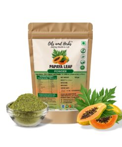 Pure Papaya Leaf Powder - Carica Papaya-100% Pure, Clean and Natural