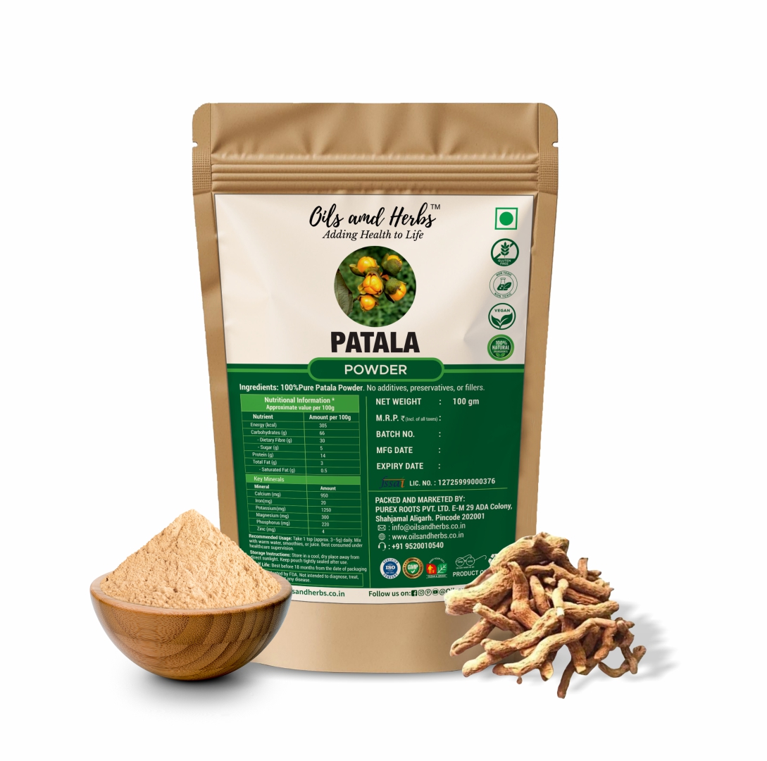 Pure Patala Powder - Stereospermum Suaveolens-100% Pure, Clean and Natural