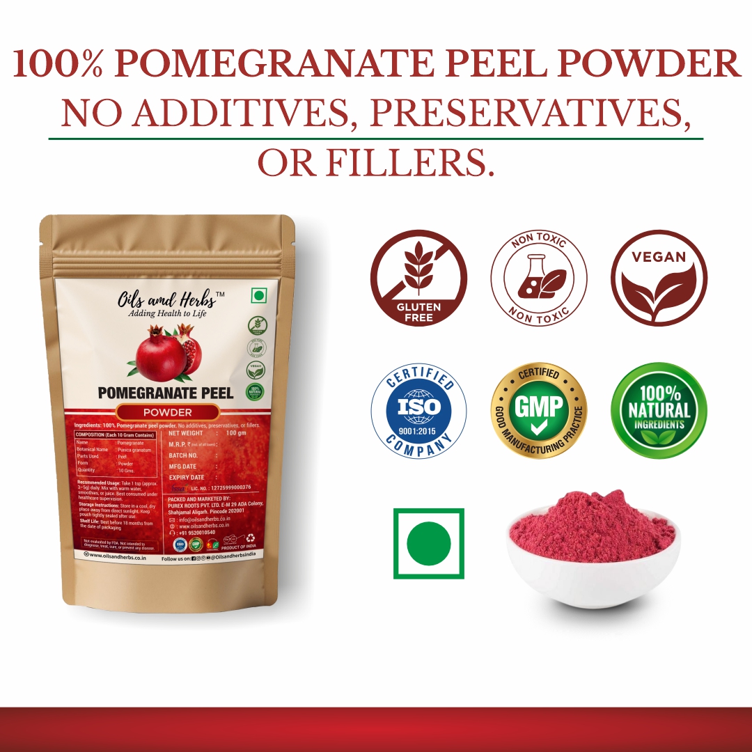 Pure Pomegranate Peel Powder - Punica granatum - 100% Pure Clean and Natural - Image 3