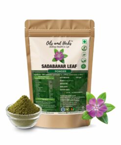 Pure Sadabahar Leaf Powder - Catharanthus Roseus -100% Pure, Clean and Natural